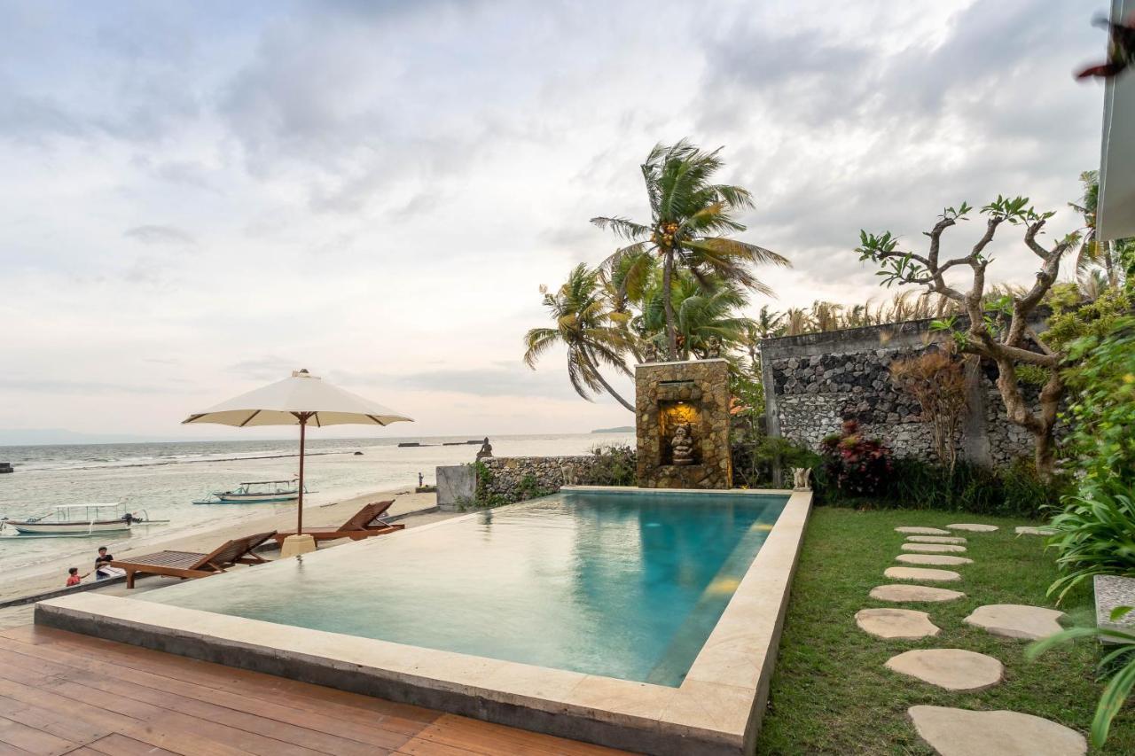 Utama Villas Beach Front Candidasa Exteriör bild