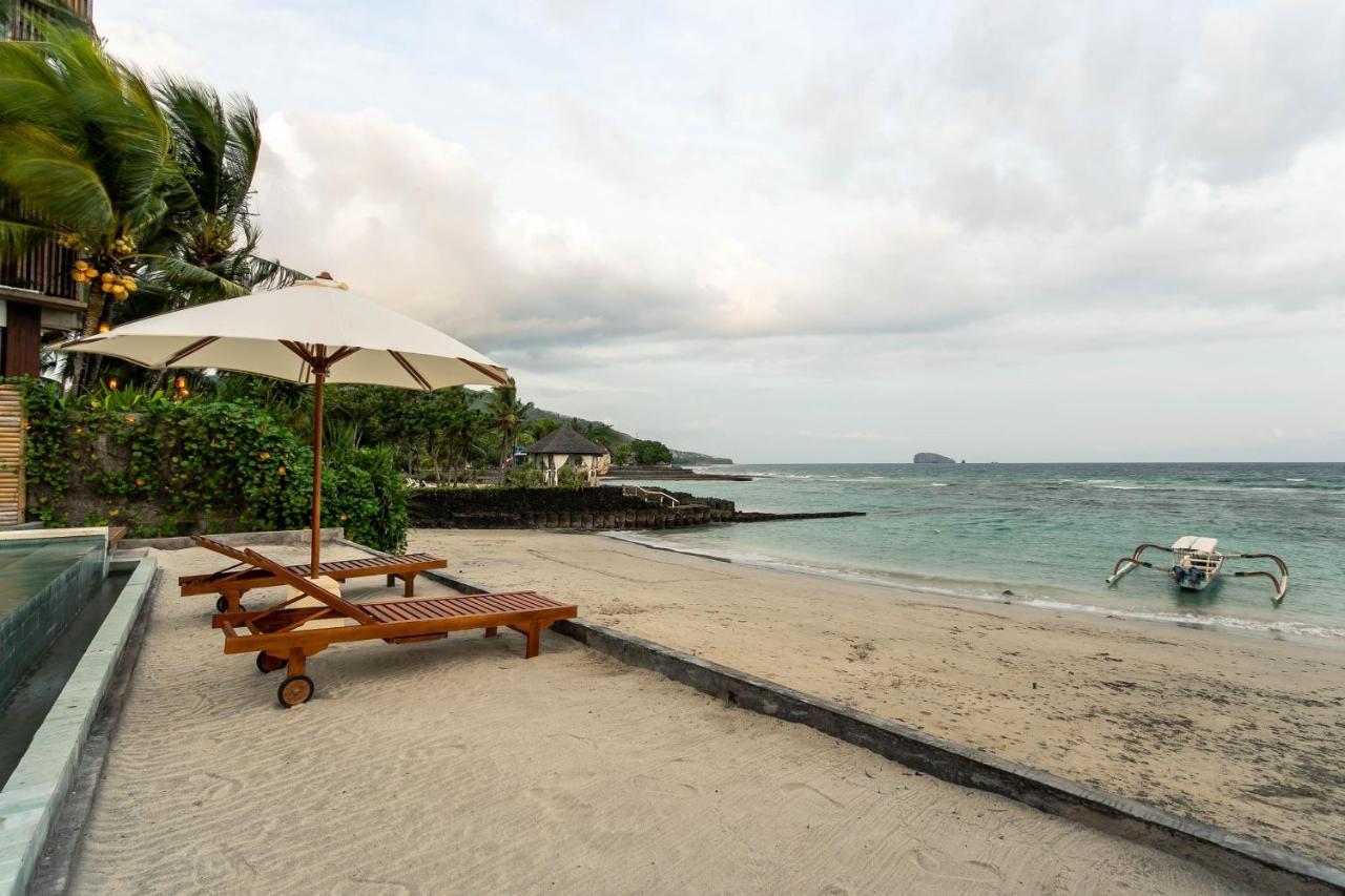 Utama Villas Beach Front Candidasa Exteriör bild